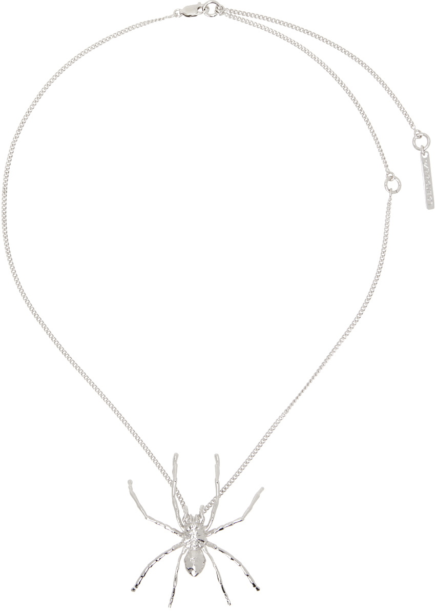 Y/Project Silver Spider Pendant Necklace