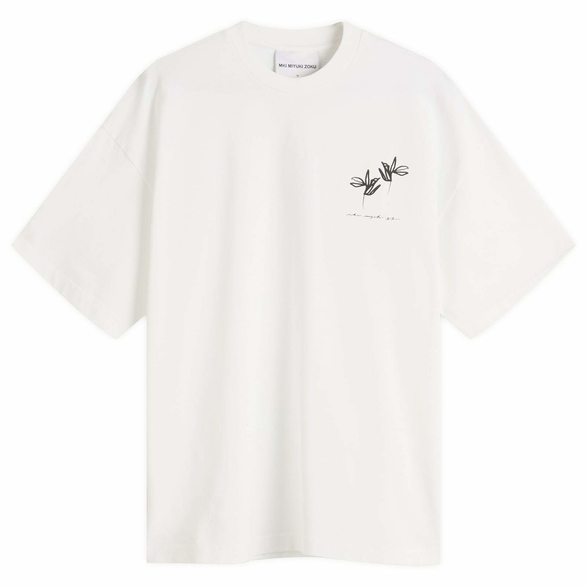 MKI Men's Design Studio T-Shirt in White MKI Miyuki-Zoku