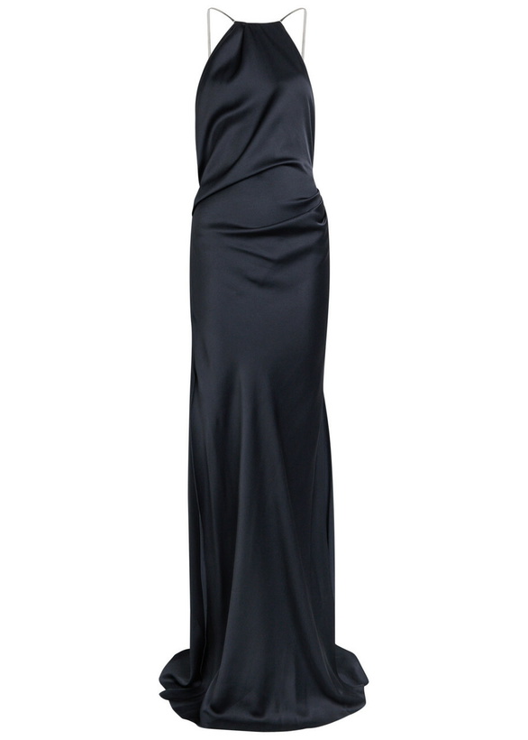 Victoria Beckham - Bridal lace-embroidered satin maxi dress Victoria Beckham