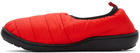 SUBU Red Quilted Packable Slippers