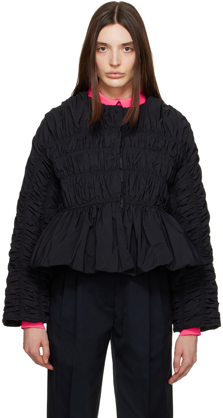 Molly Goddard Navy Finn Jacket Molly Goddard