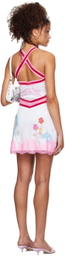 I'm Sorry by Petra Collins SSENSE Exclusive White Mimi Wade Edition Kitty Minky Minidress