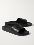 FRESCOBOL CARIOCA - Humberto Faux Leather Slides - Black