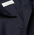 Studio Nicholson - Camp-Collar Woven Shirt - Men - Navy