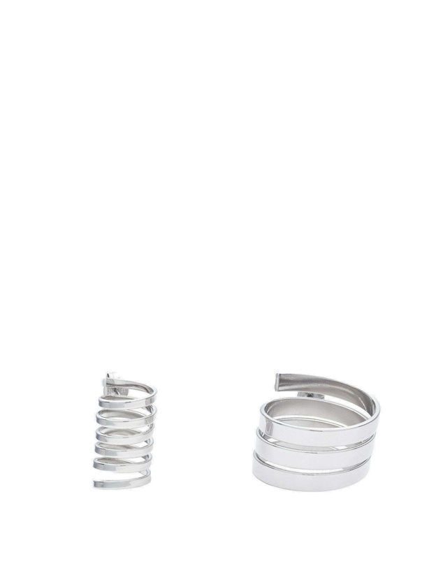 Photo: Mm6 Maison Margiela Earrings Silver   Womens