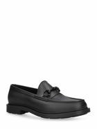 GUCCI - Dark Rubber Interlocking Loafers