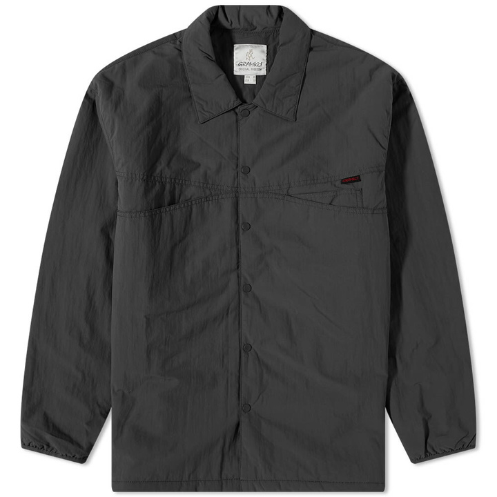 Photo: Gramicci Men's Quilted Overshirt in Black