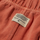 Nigel Cabourn Men's Embroidered Arrow Sweat Short in Orange