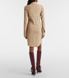 Stouls Geraldine suede shirt dress
