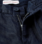 Orlebar Brown - Stoneleigh Linen Drawstring Trousers - Navy