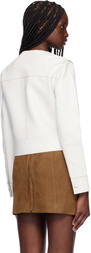 Stand Studio Off-White Cassie Leather Jacket