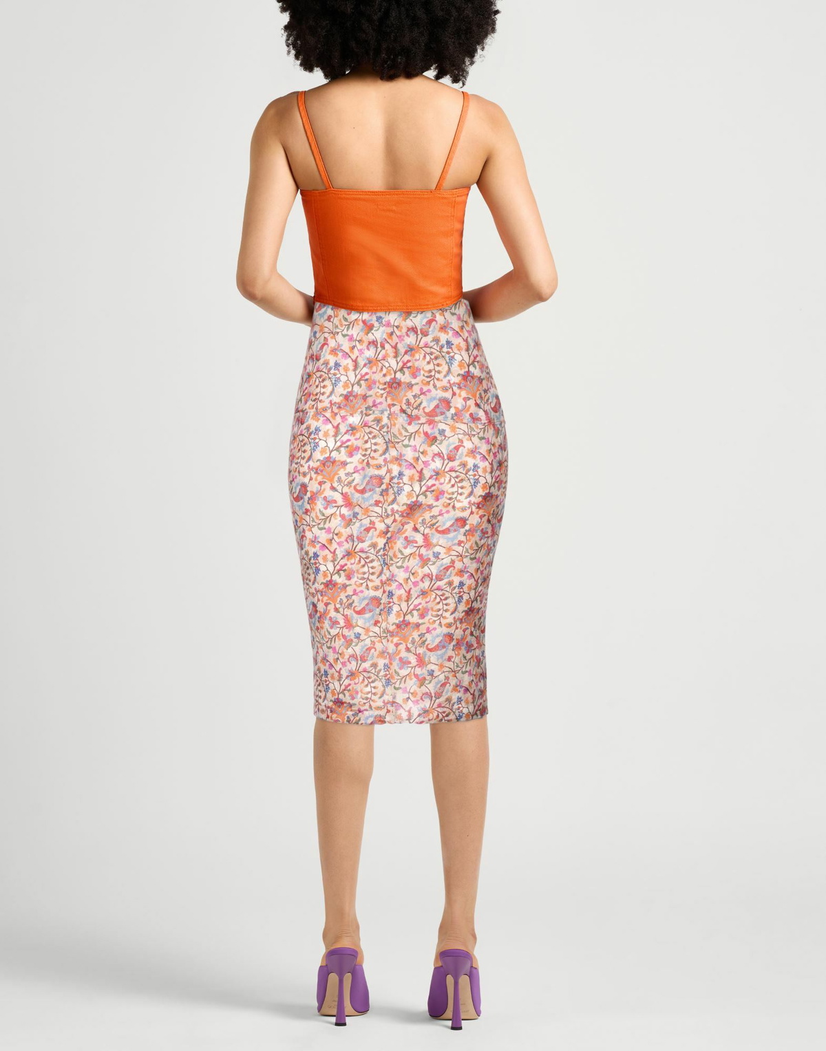 Marant Étoile Womens Midi skirt Cream