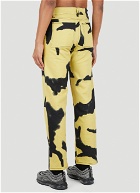 Spray Camo Jeans in Yellow