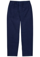 Officine Générale Hadrian Seersucker Trousers Navy
