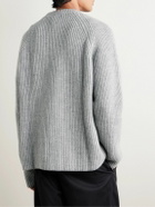 The Frankie Shop - Carter Ribbed Merino Wool-Blend Sweater - Gray