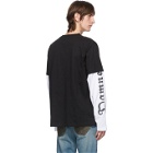 Vyner Articles Black Layered Skater Long Sleeve T-Shirt