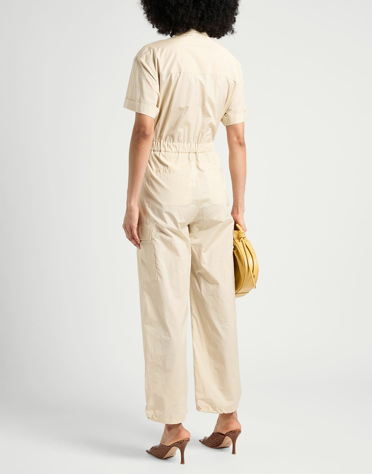 Peserico Womens Jumpsuit in Beige