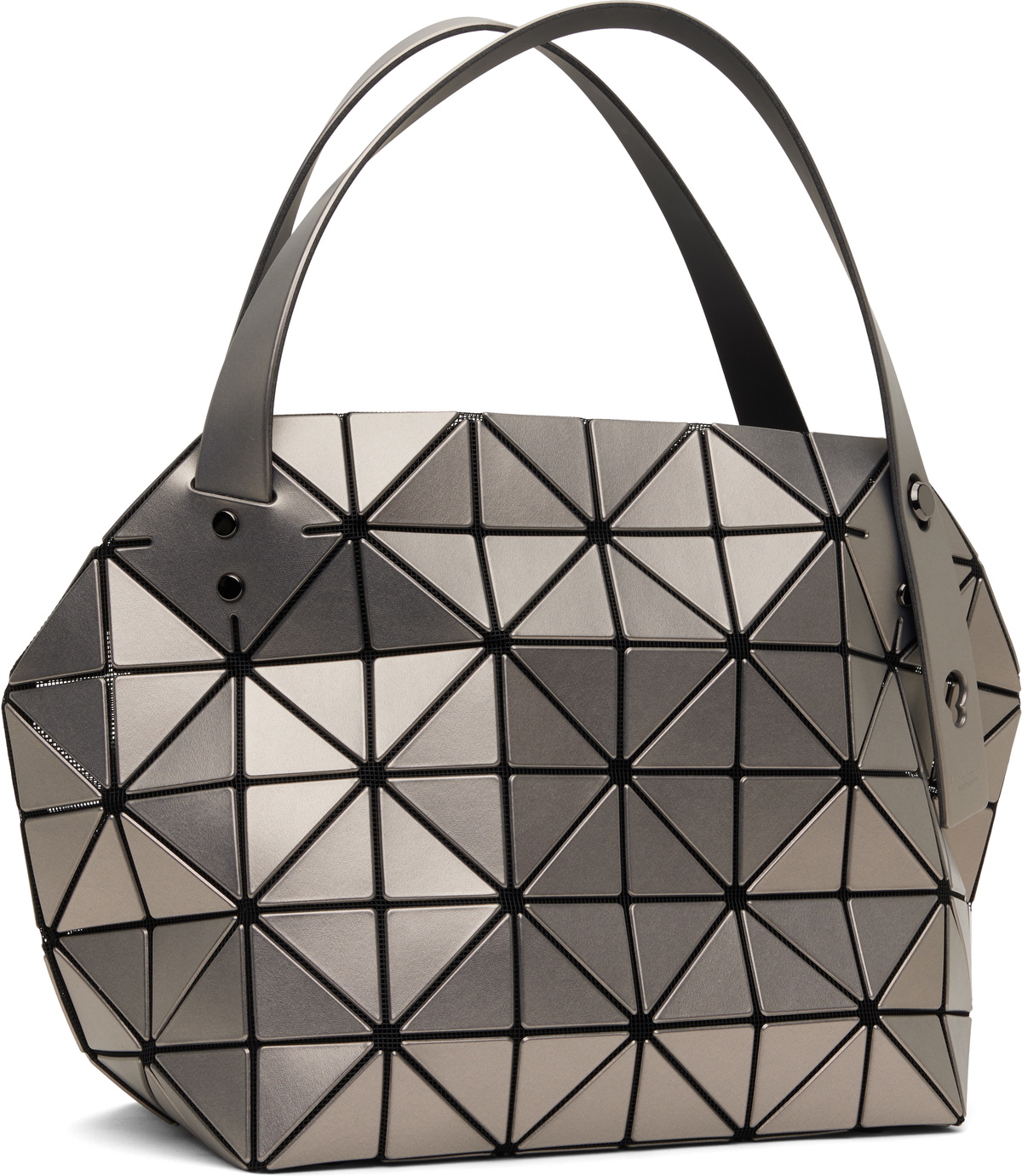 BAO BAO ISSEY MIYAKE Silver Boston Bag Bao Bao Issey Miyake