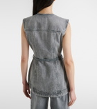 Sportmax Orli denim vest