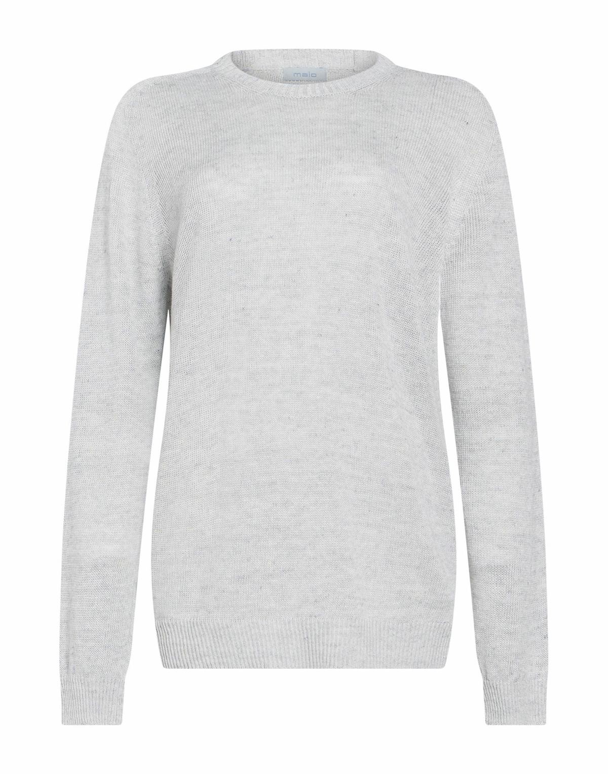 Malo Womens Sweater in Light grey