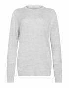 Malo Womens Sweater in Light grey