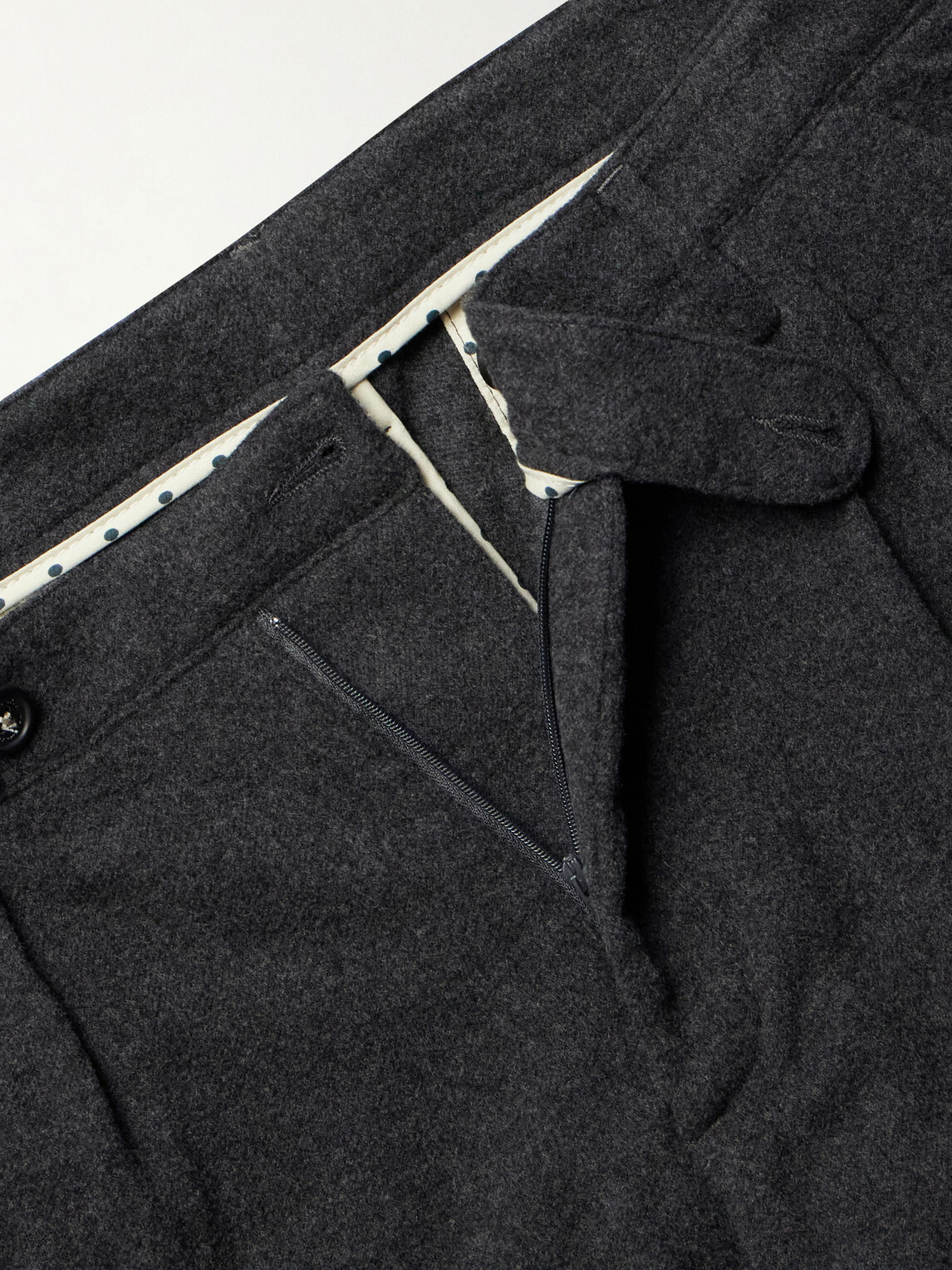 Massimo Alba - Stan Straight-Leg Wool, Silk and Cashmere-Blend Suit Trousers - Gray