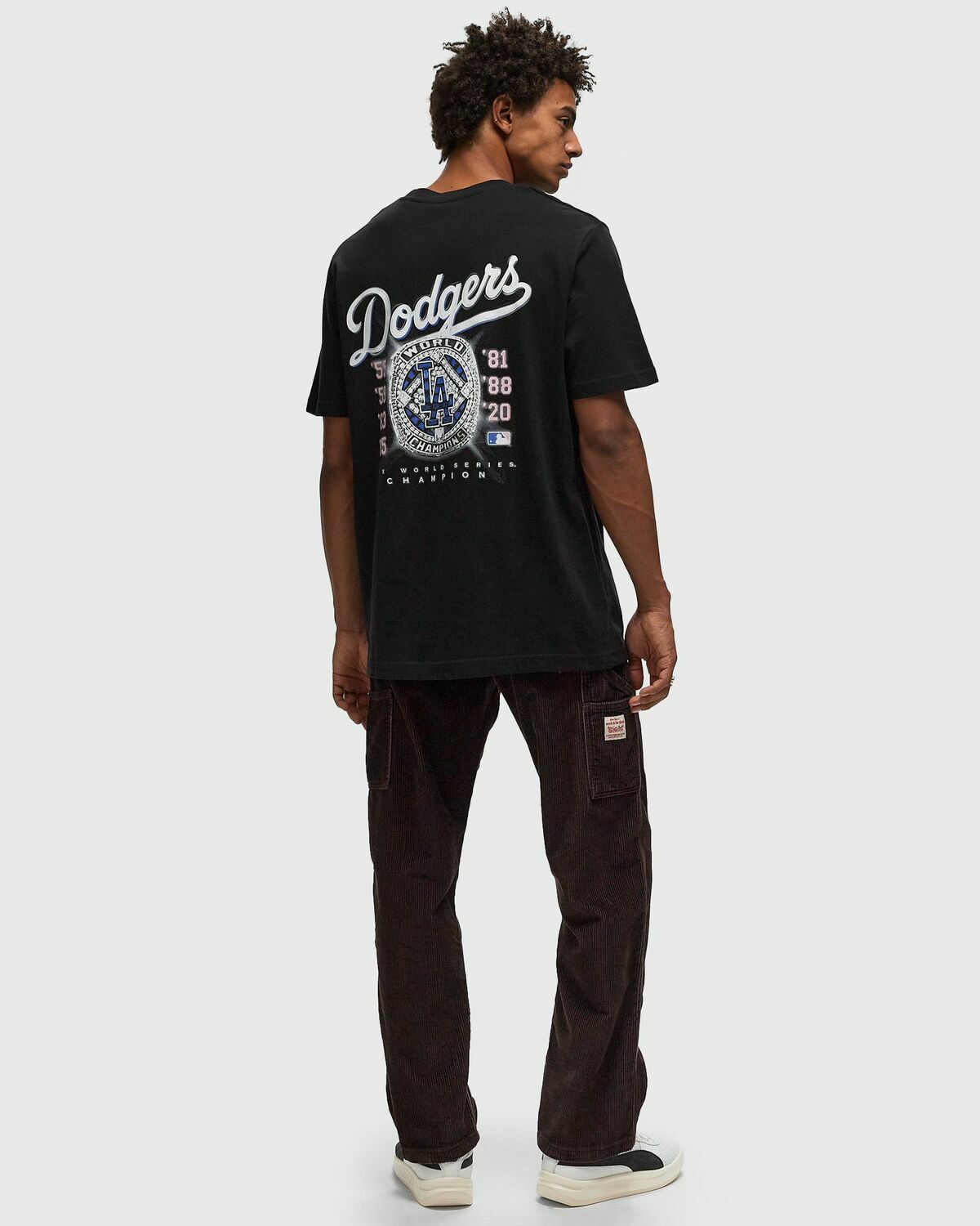 Fanatics Dodgers Champs Ring Tee Black Mens Shortsleefe