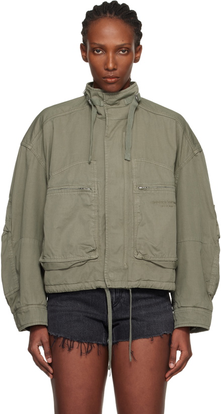 Photo: Alexander Wang Khaki Articulated Cargo Jacket