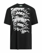 Aries Mens T-shirt in Black