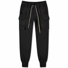 Rick Owens DRKSHDW Women's Mastodon Cut Combat Sweat Pants in Black