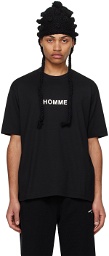 Comme des Garçons Homme Black Printed T-Shirt
