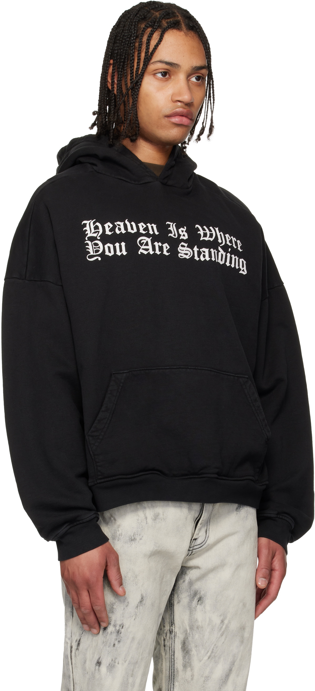 ALEXANDER DIGENOVA Black 'Heaven is Where' Hoodie