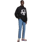 VETEMENTS Black Knit Anarchy Turtleneck