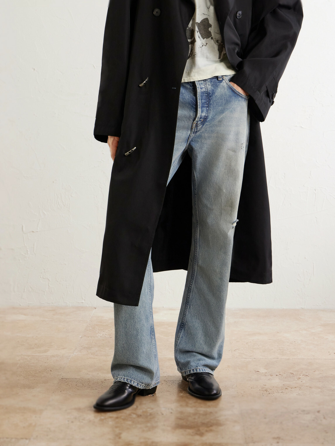 Enfants Riches Déprimés - Kansas Leather Chelsea Boots - Black