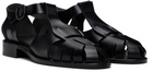 HEREU Black Pesca Sandals