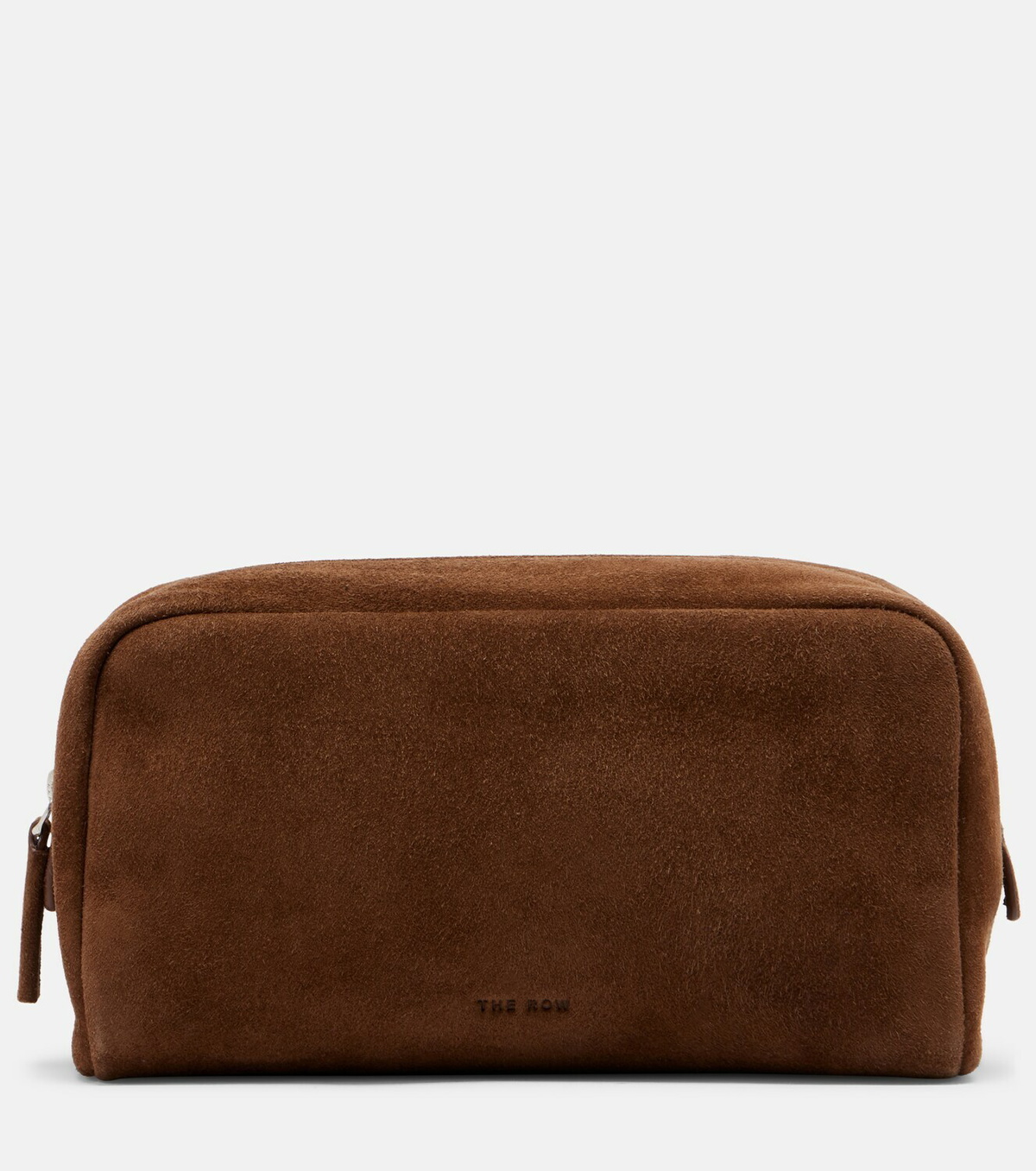 The Row Astra Small suede pouch