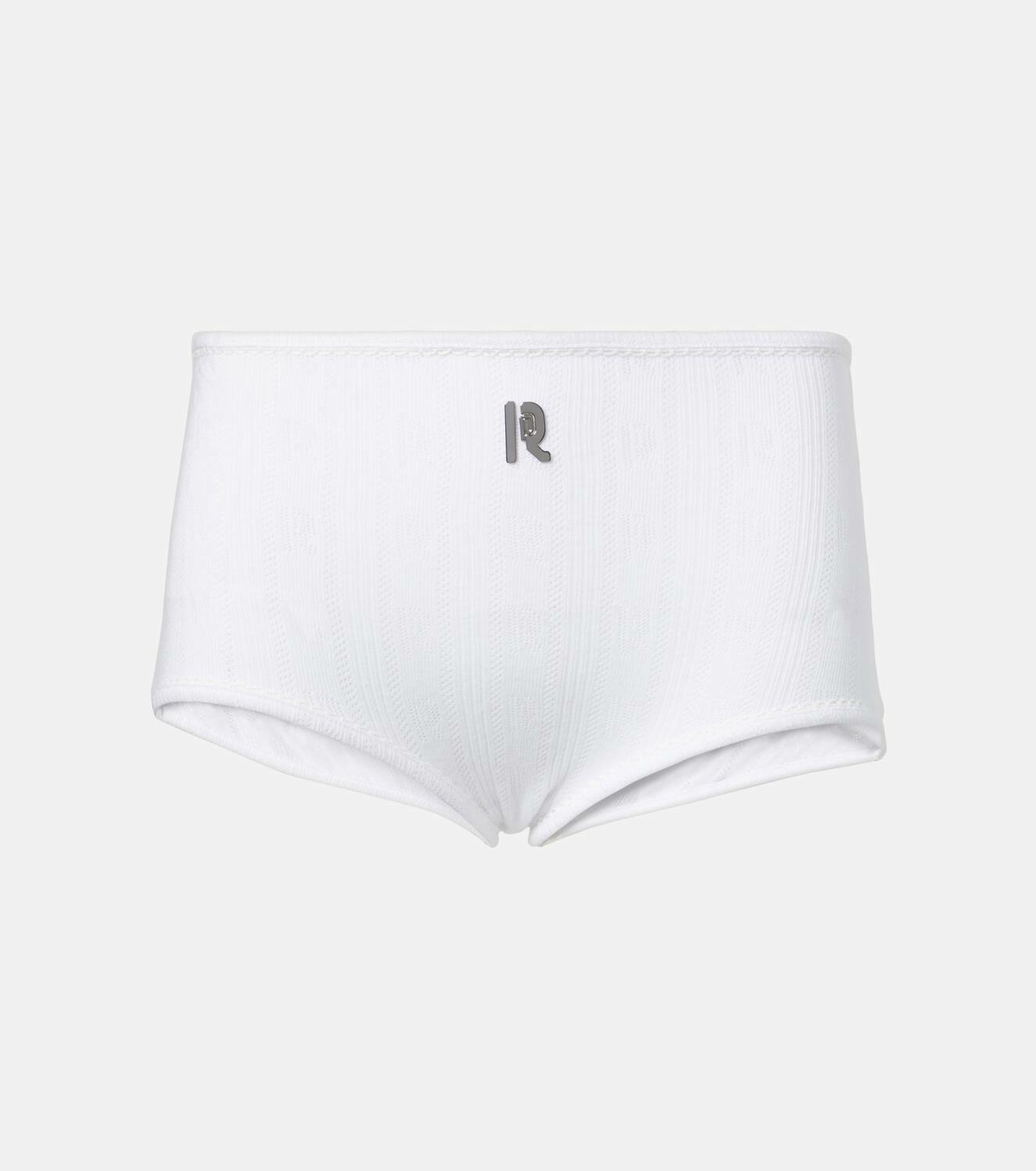 Rabanne High-rise cotton briefs