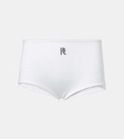 Rabanne High-rise cotton briefs