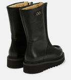 Ferragamo - Zip-up leather boots