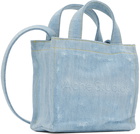 Acne Studios Blue Distressed Tote