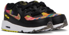 Nike Baby Black & Multicolor Air Max 90 Familia Sneakers