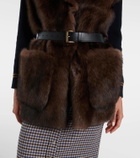 Prada Shearling vest