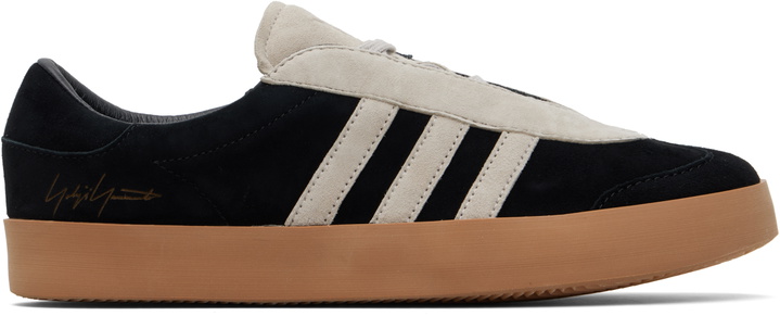 Photo: Y-3 Black & Gray Gazelle Sneakers