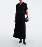 Extreme Cashmere N°498 Grace cashmere-blend maxi skirt