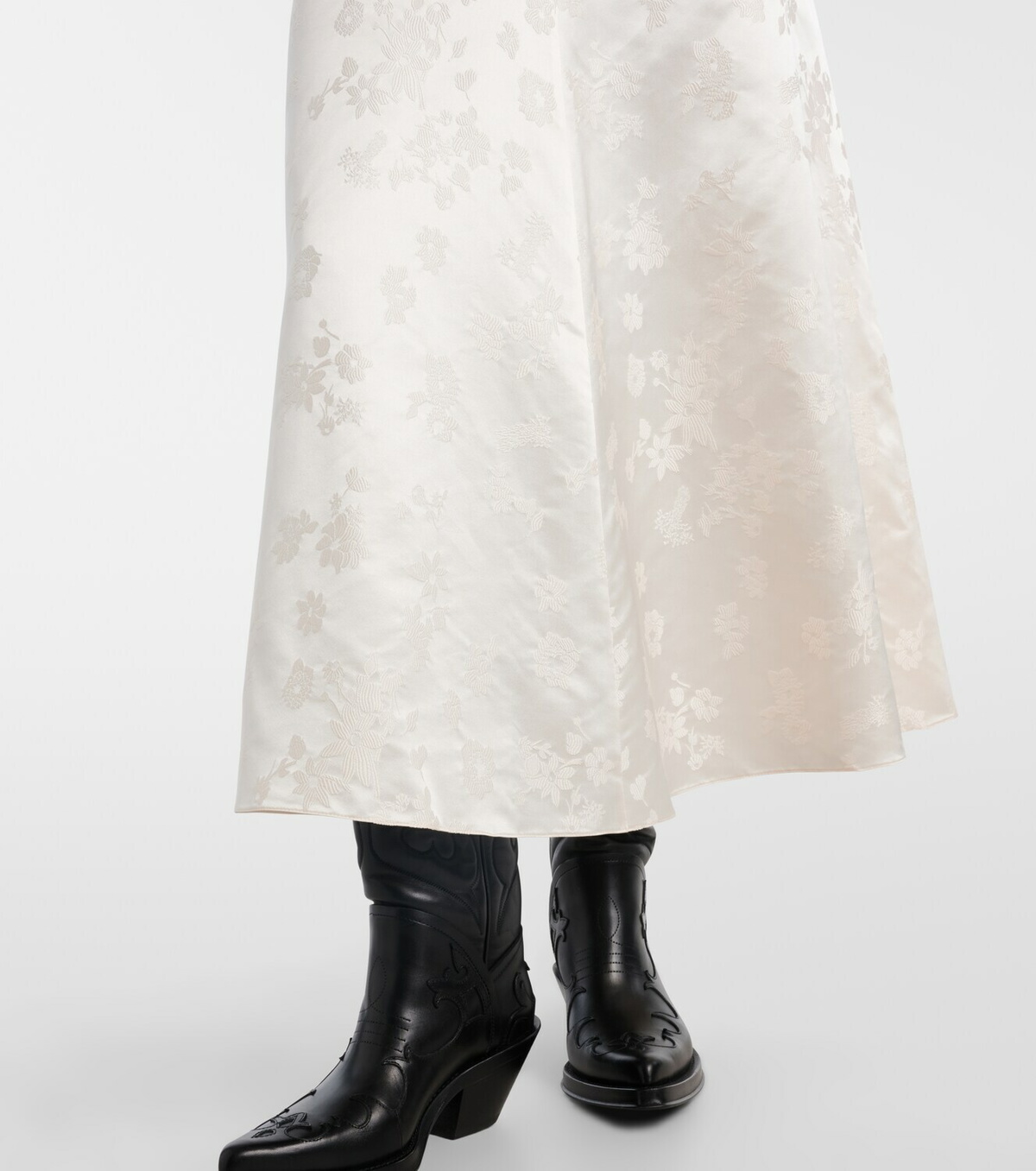 Gabriela Hearst Larkin floral silk midi dress