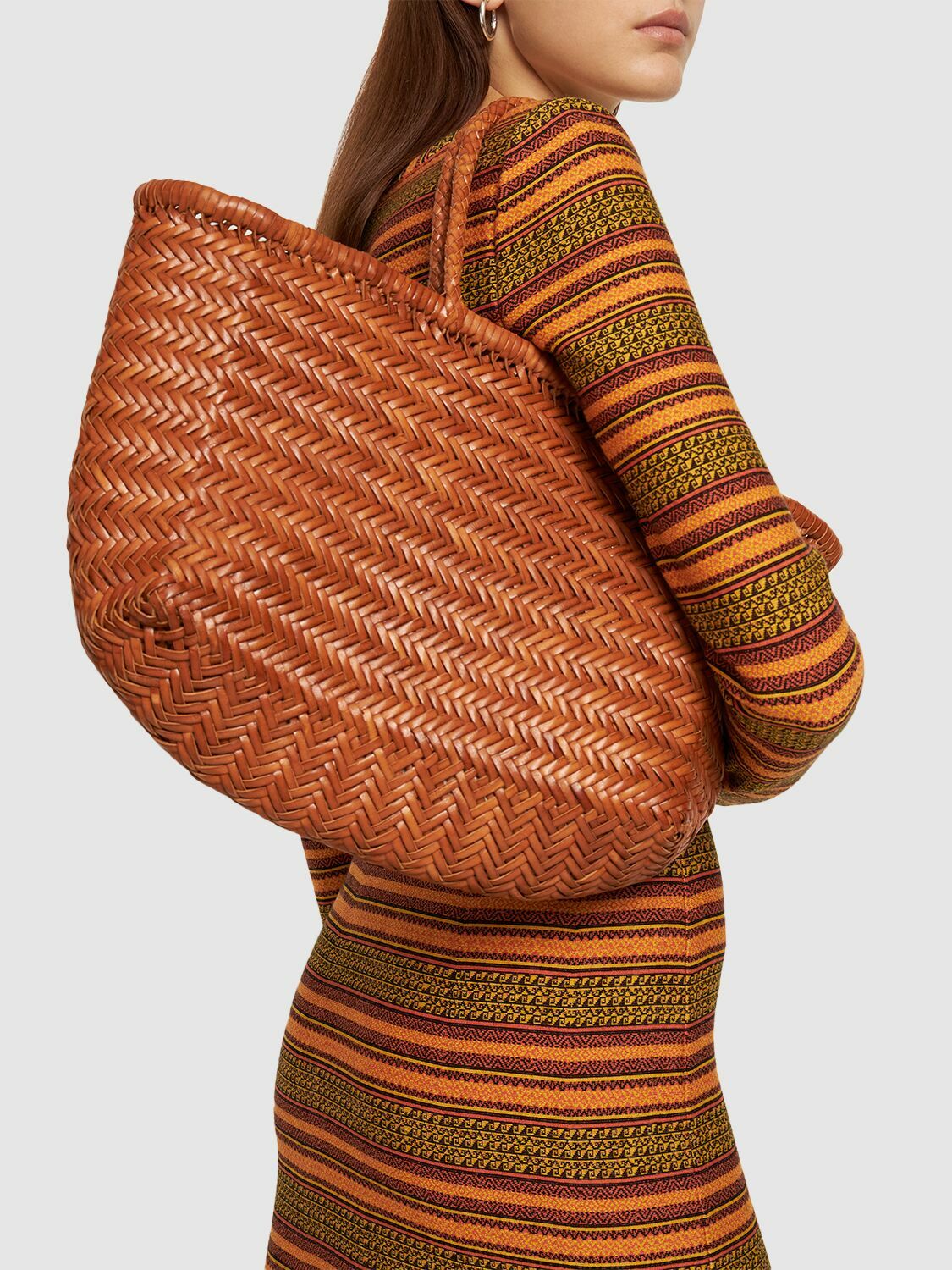 DRAGON DIFFUSION Triple Jump Big Bamboo Leather Bag Dragon Diffusion