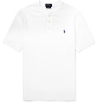 Polo Ralph Lauren - Cotton-Piqué Henley T-Shirt - White