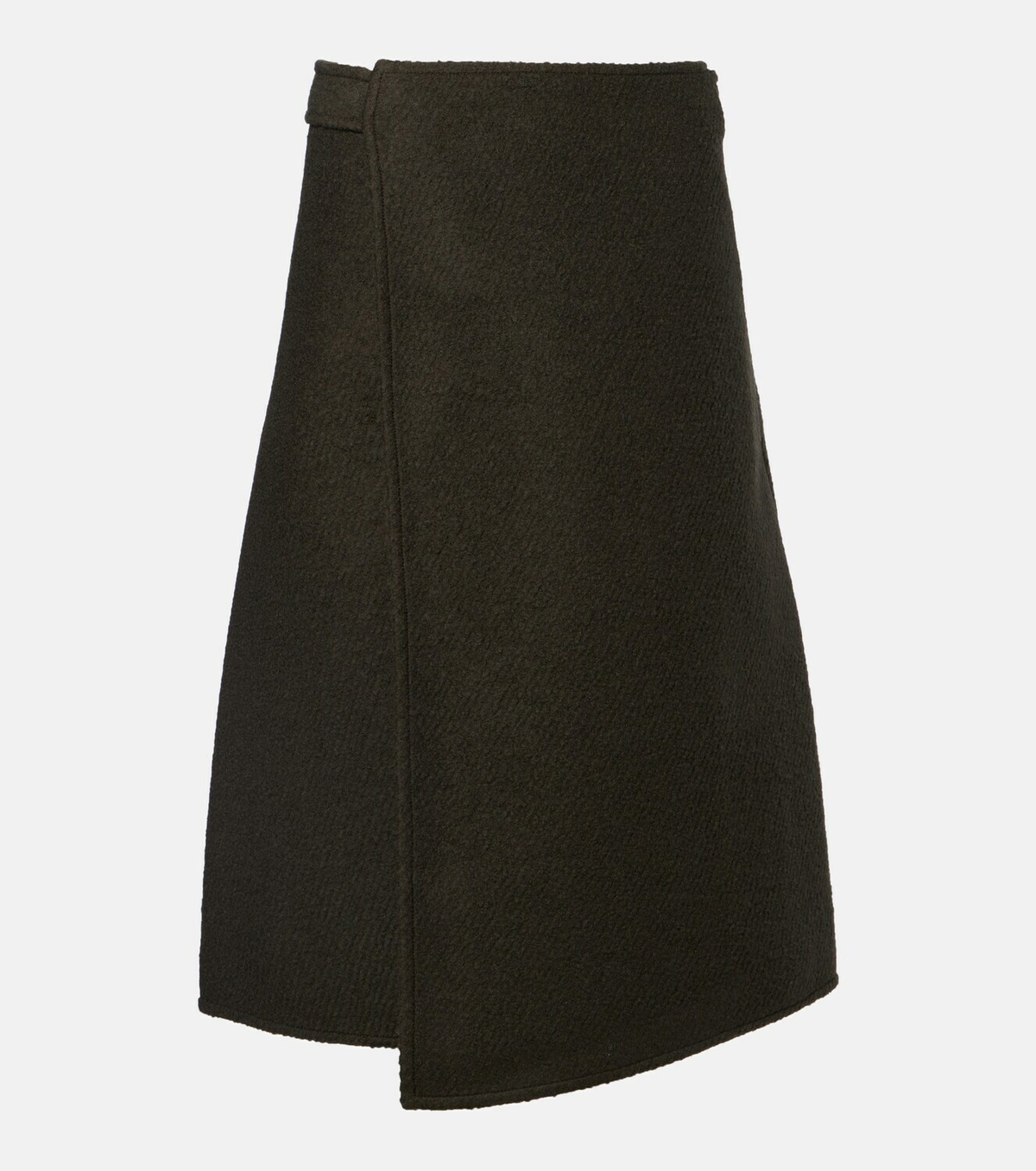 Proenza Schouler Bodhi wool-blend bouclé twill wrap skirt