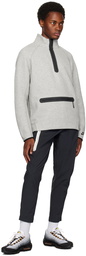 Nike Gray Half-Zip Sweatshirt