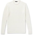 Thom Sweeney - Cable-Knit Cashmere Sweater - Men - Ivory